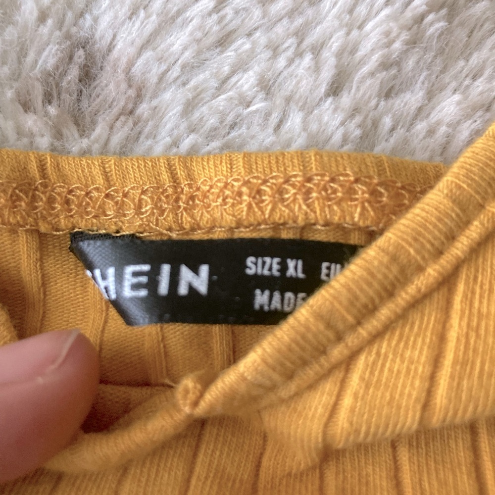 Orange/yellow body suit